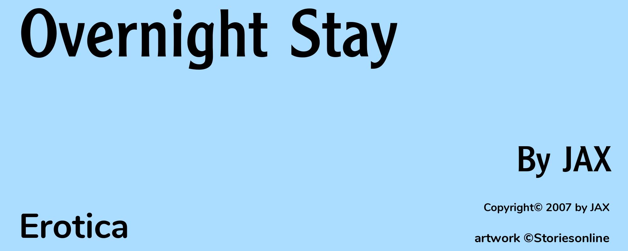 Overnight Stay - Cover