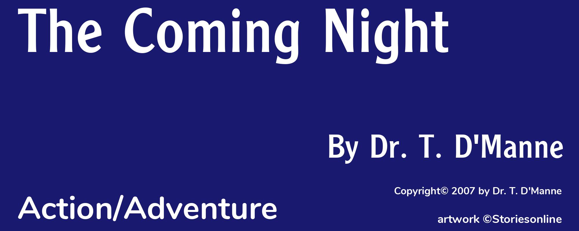 The Coming Night - Cover