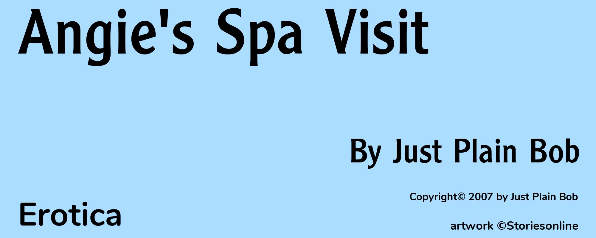 Angie's Spa Visit - Cover