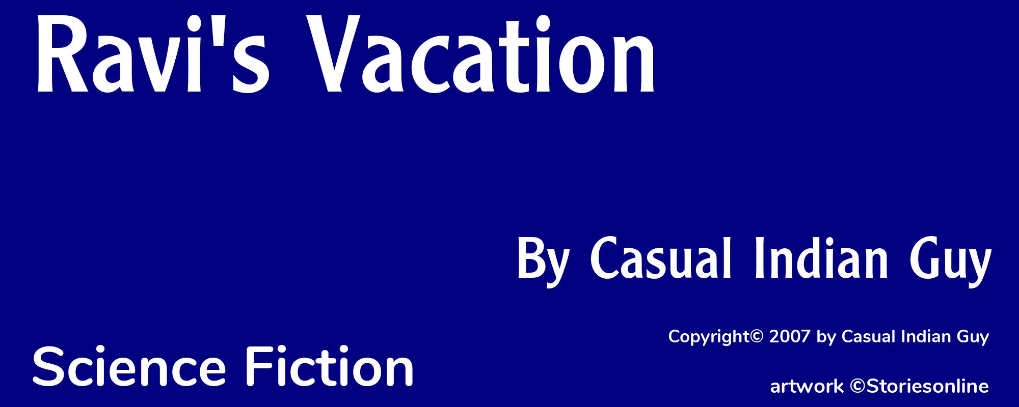Ravi's Vacation - Cover