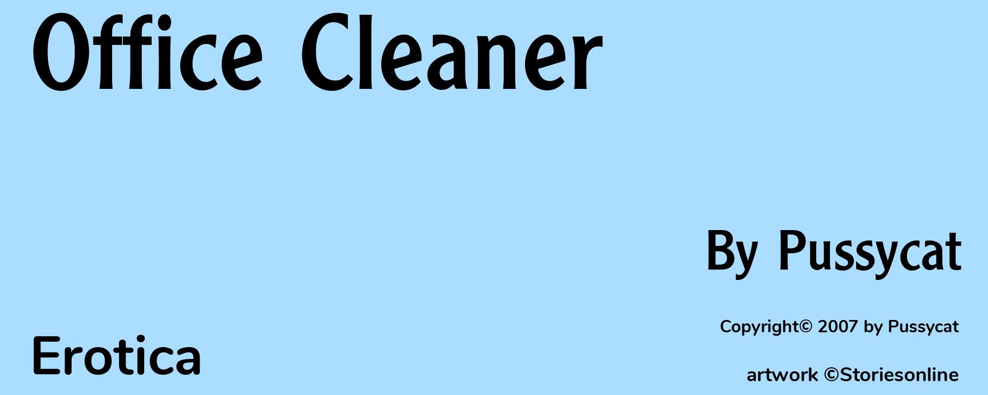 Office Cleaner - Cover