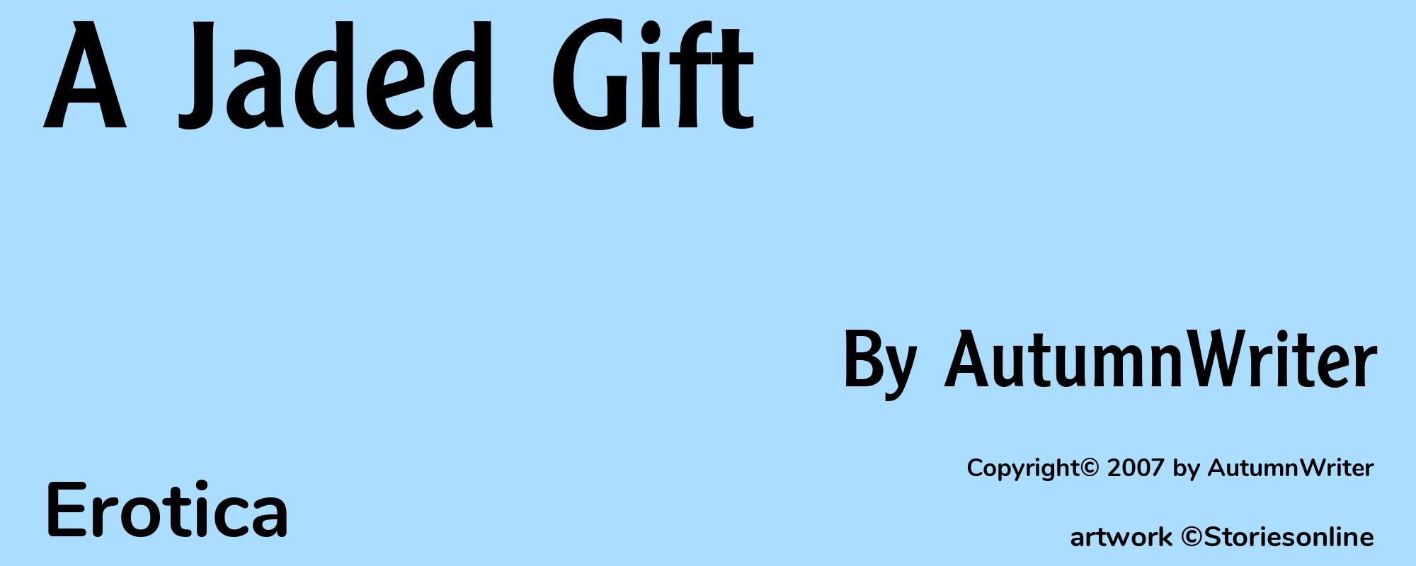 A Jaded Gift - Cover