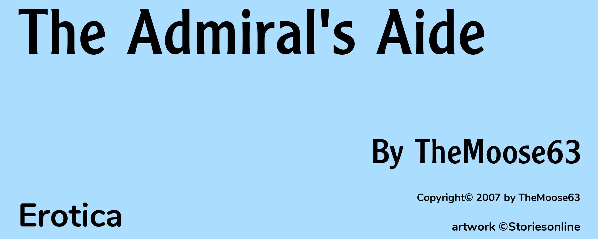 The Admiral's Aide - Cover