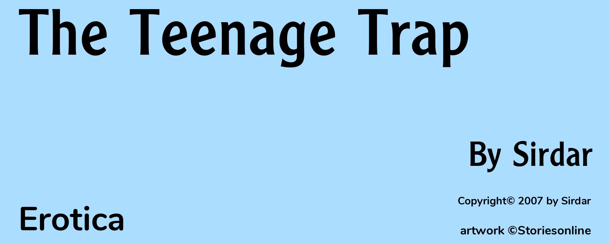 The Teenage Trap - Cover