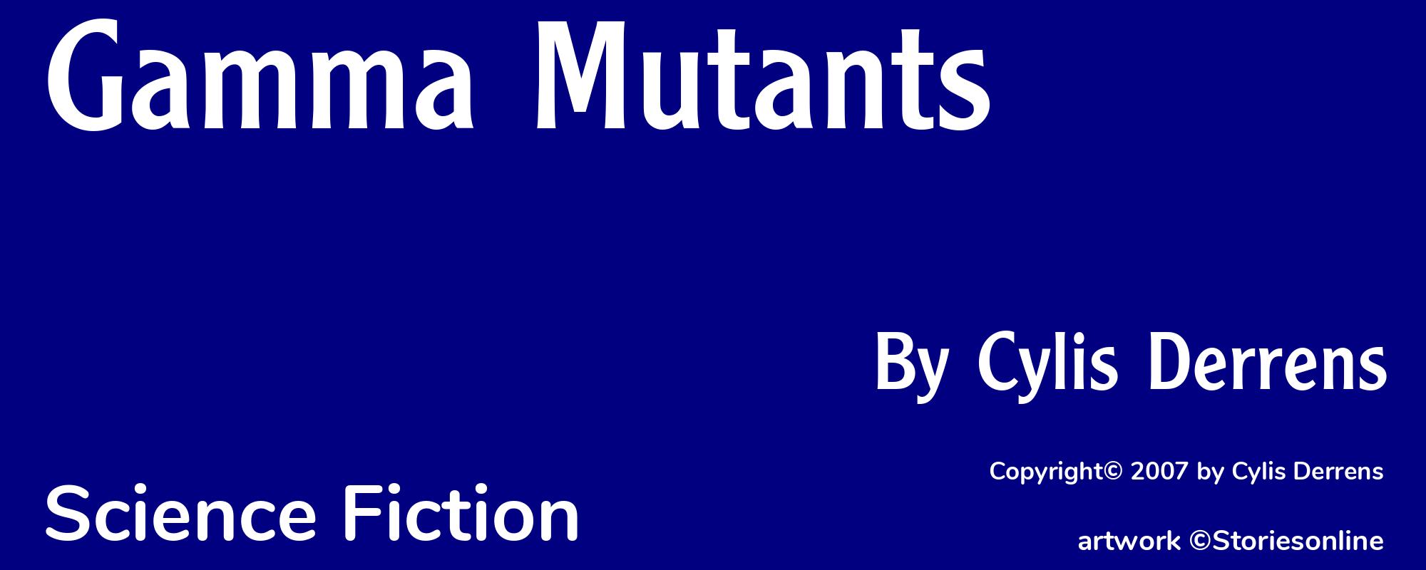 Gamma Mutants - Cover
