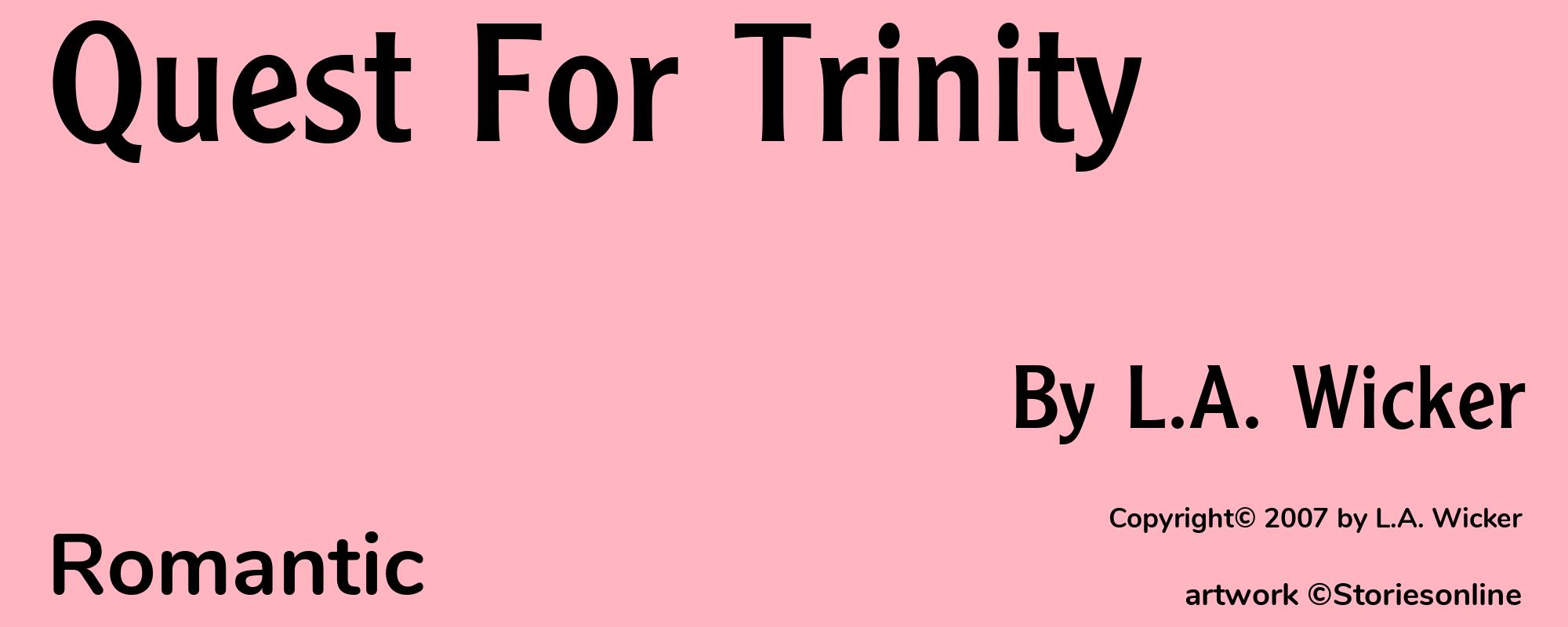Quest For Trinity - Cover