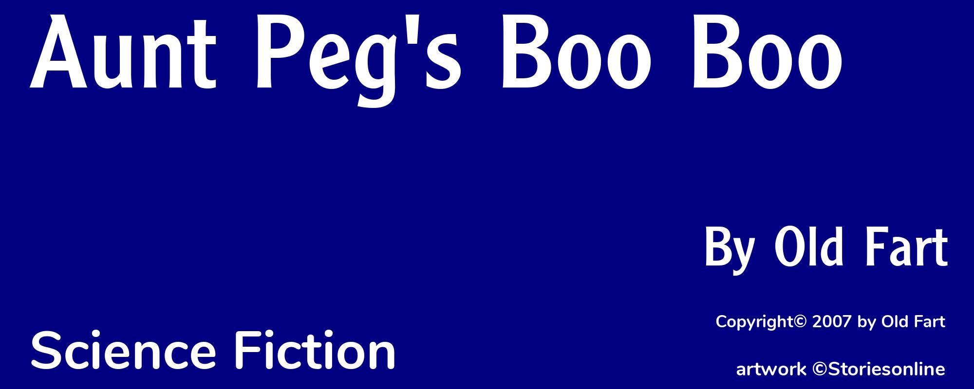 Aunt Peg's Boo Boo - Cover