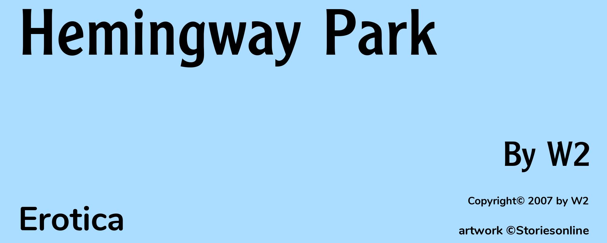 Hemingway Park - Cover