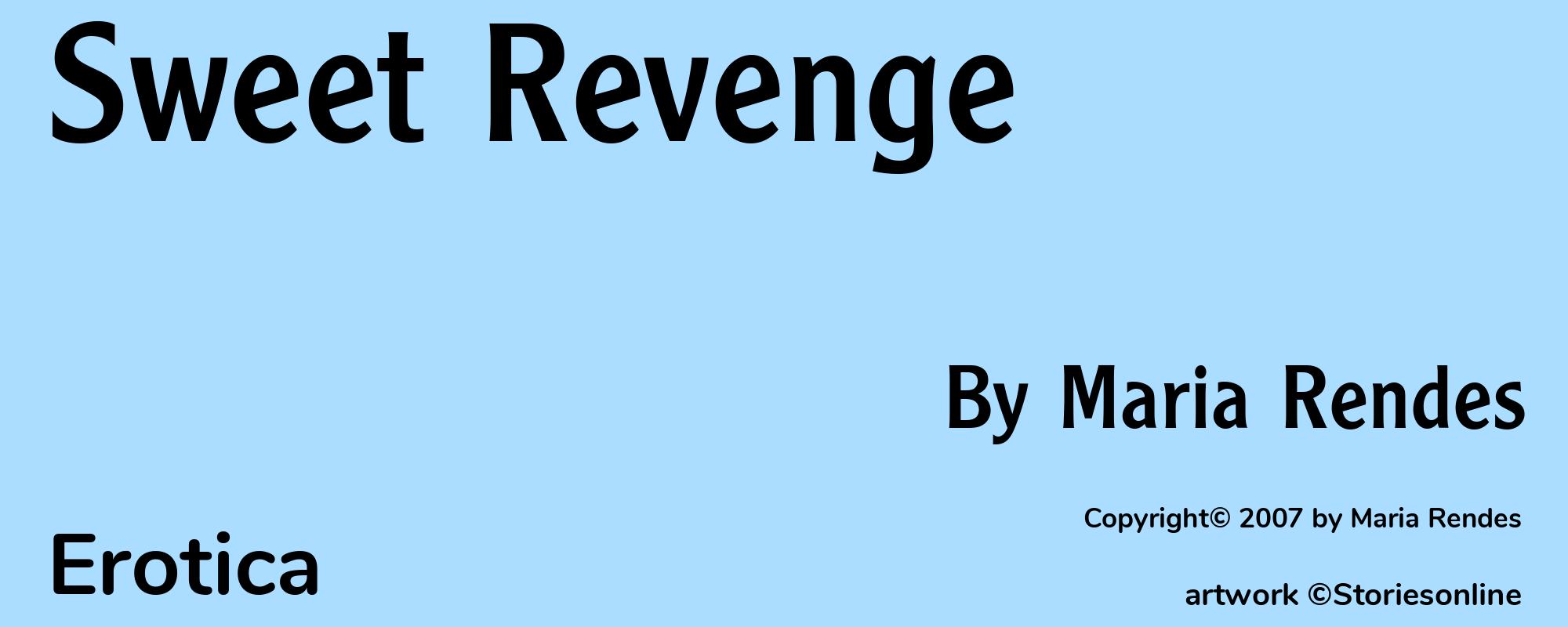 Sweet Revenge - Cover