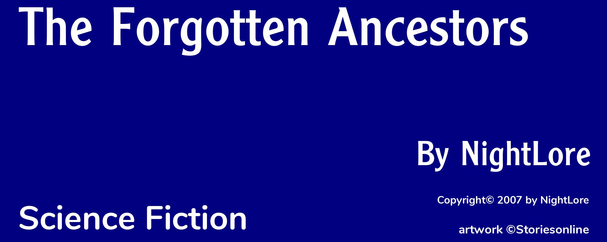 The Forgotten Ancestors - Cover