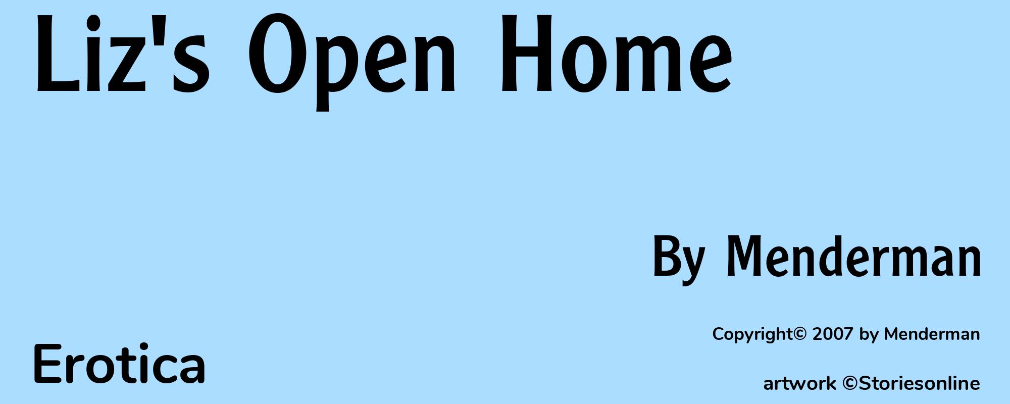 Liz's Open Home - Cover