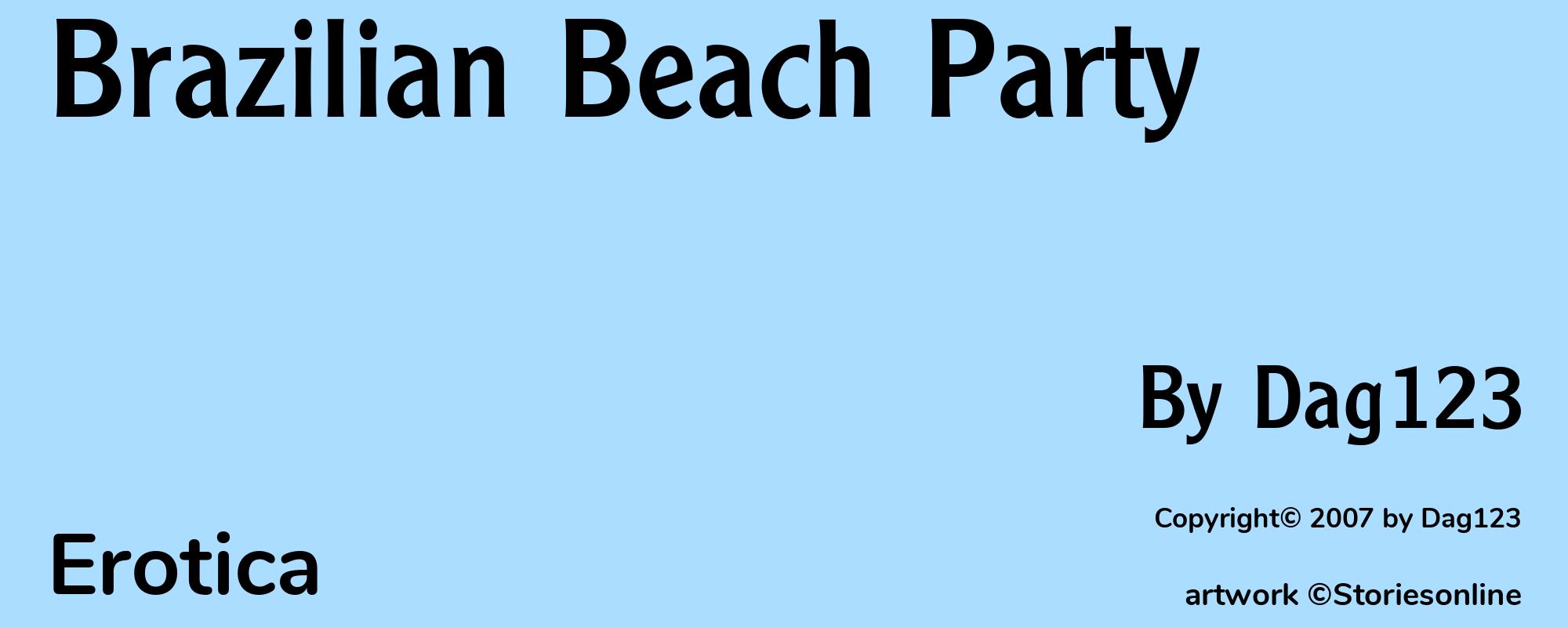 Brazilian Beach Party - Cover