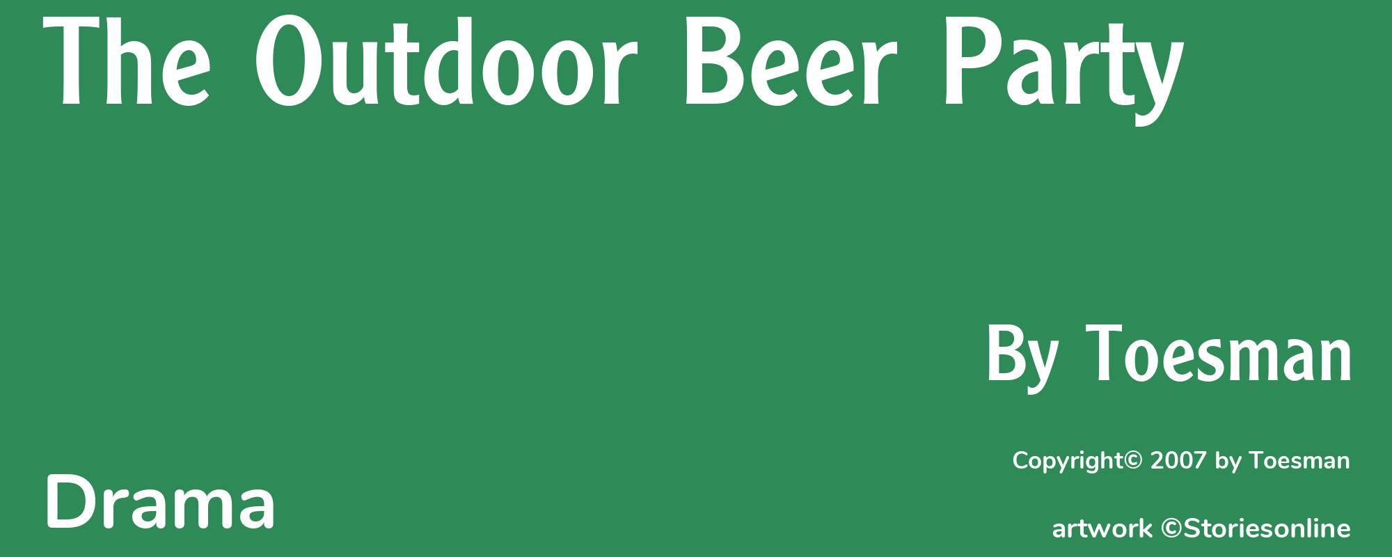 The Outdoor Beer Party - Cover