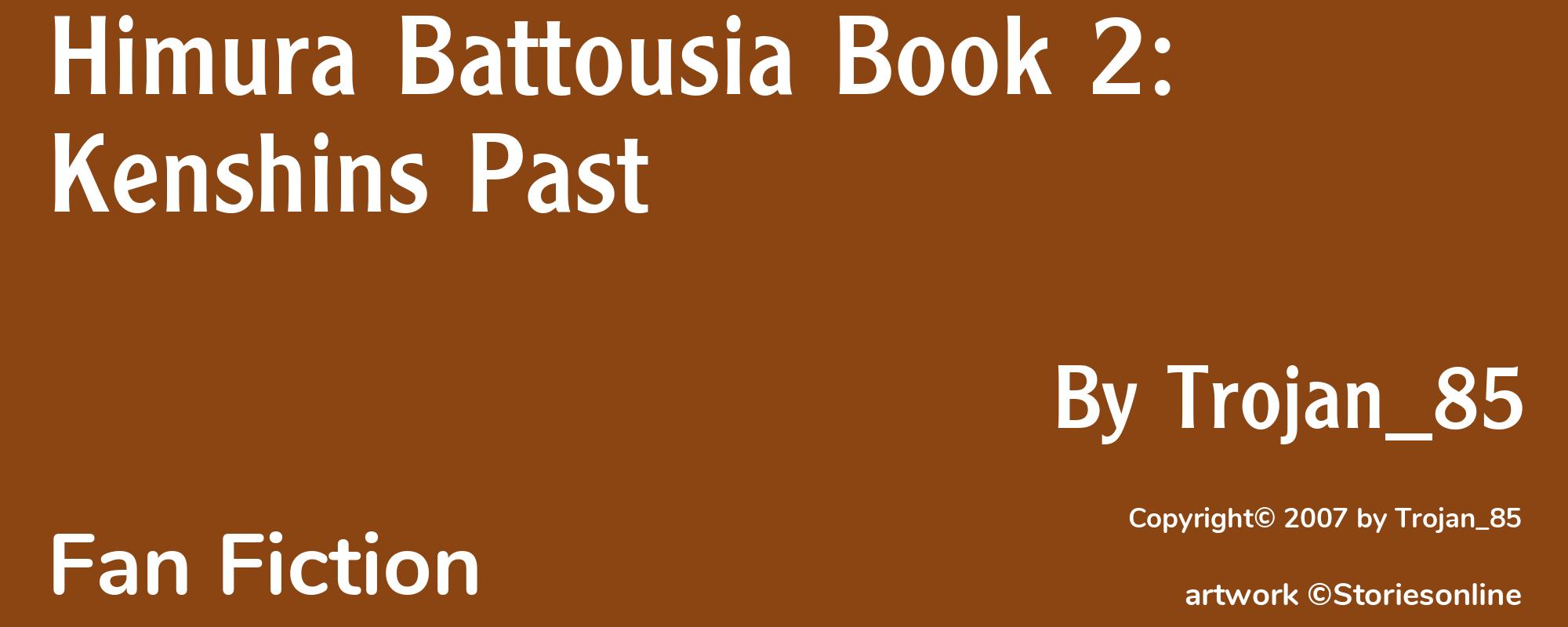 Himura Battousia Book 2: Kenshins Past - Cover