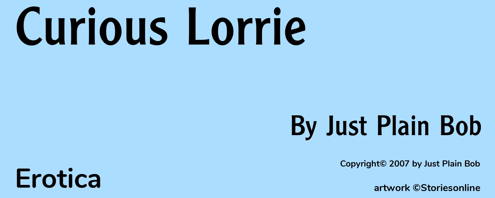 Curious Lorrie - Cover