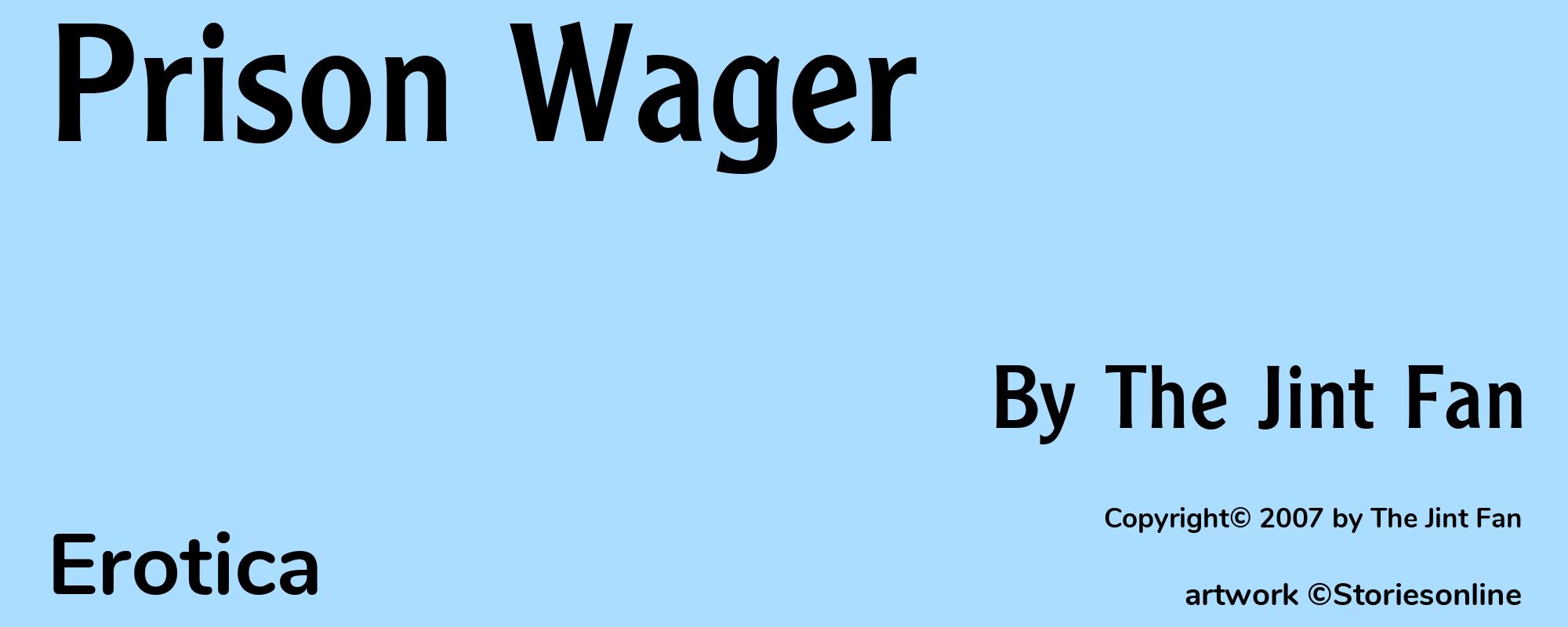 Prison Wager - Cover