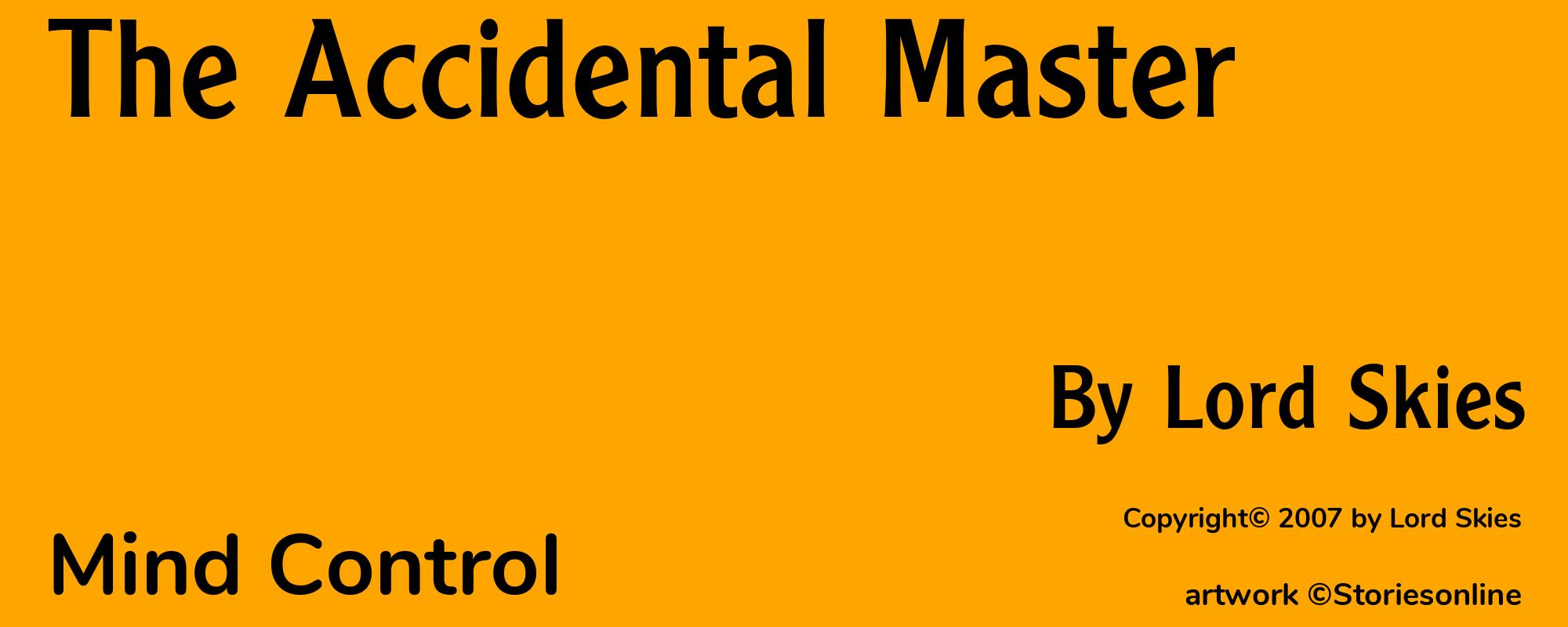 The Accidental Master - Cover