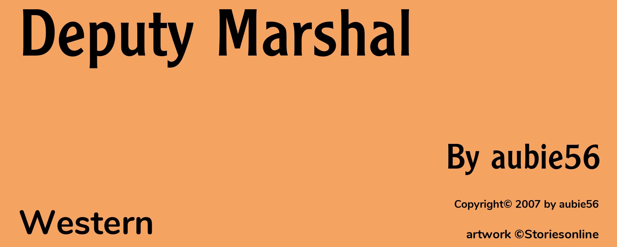Deputy Marshal - Cover