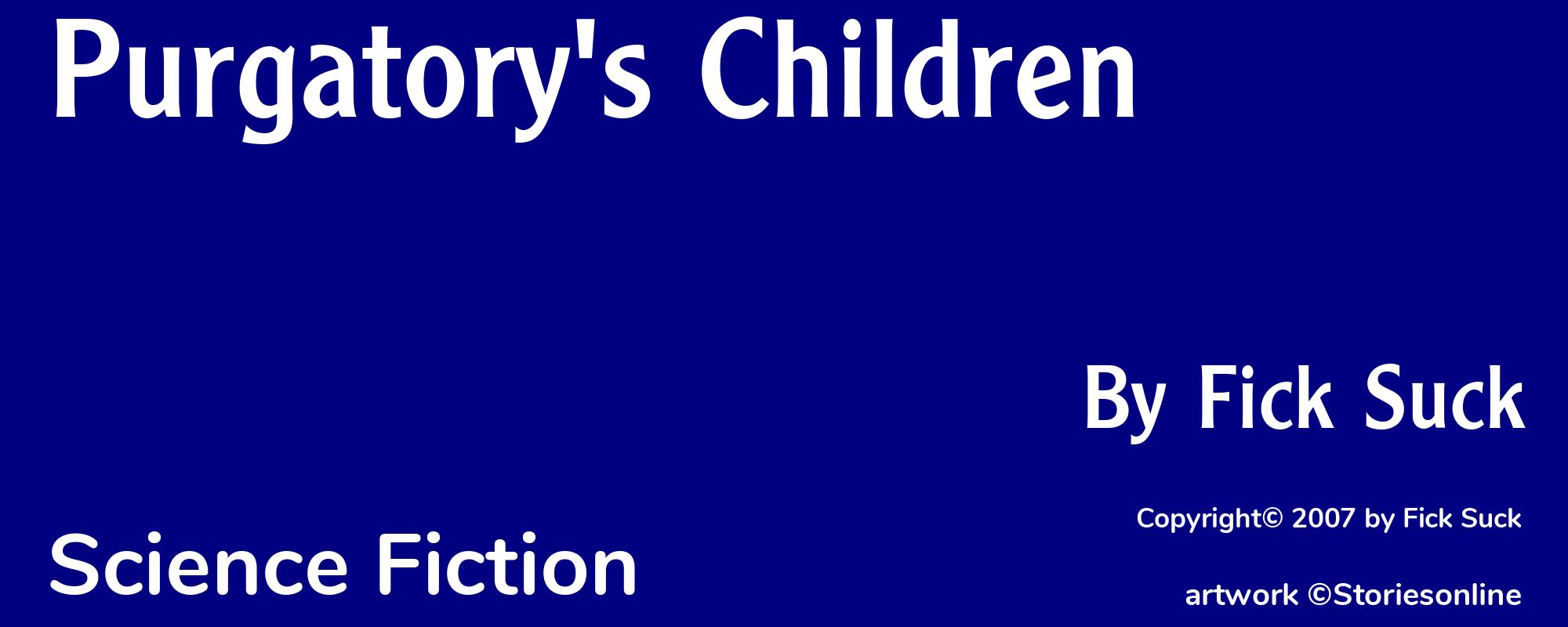 Purgatory's Children - Cover