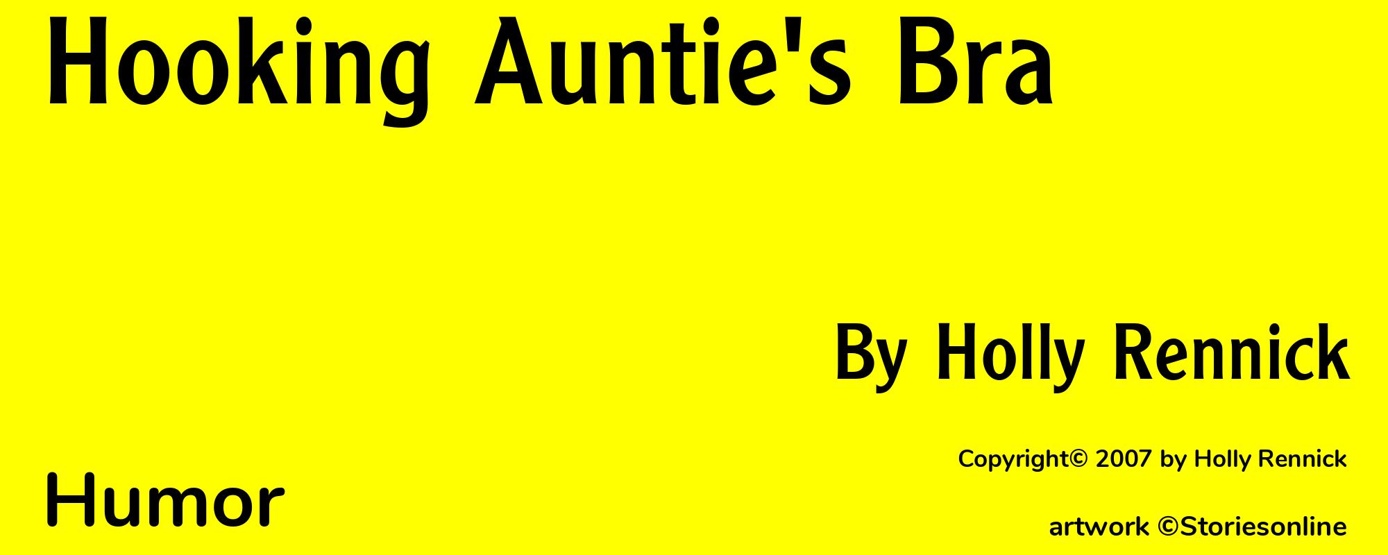 Hooking Auntie's Bra - Cover