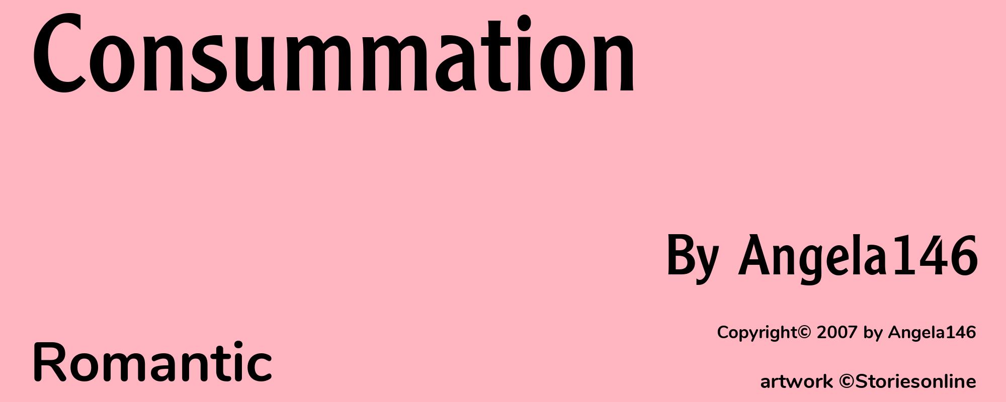 Consummation - Cover