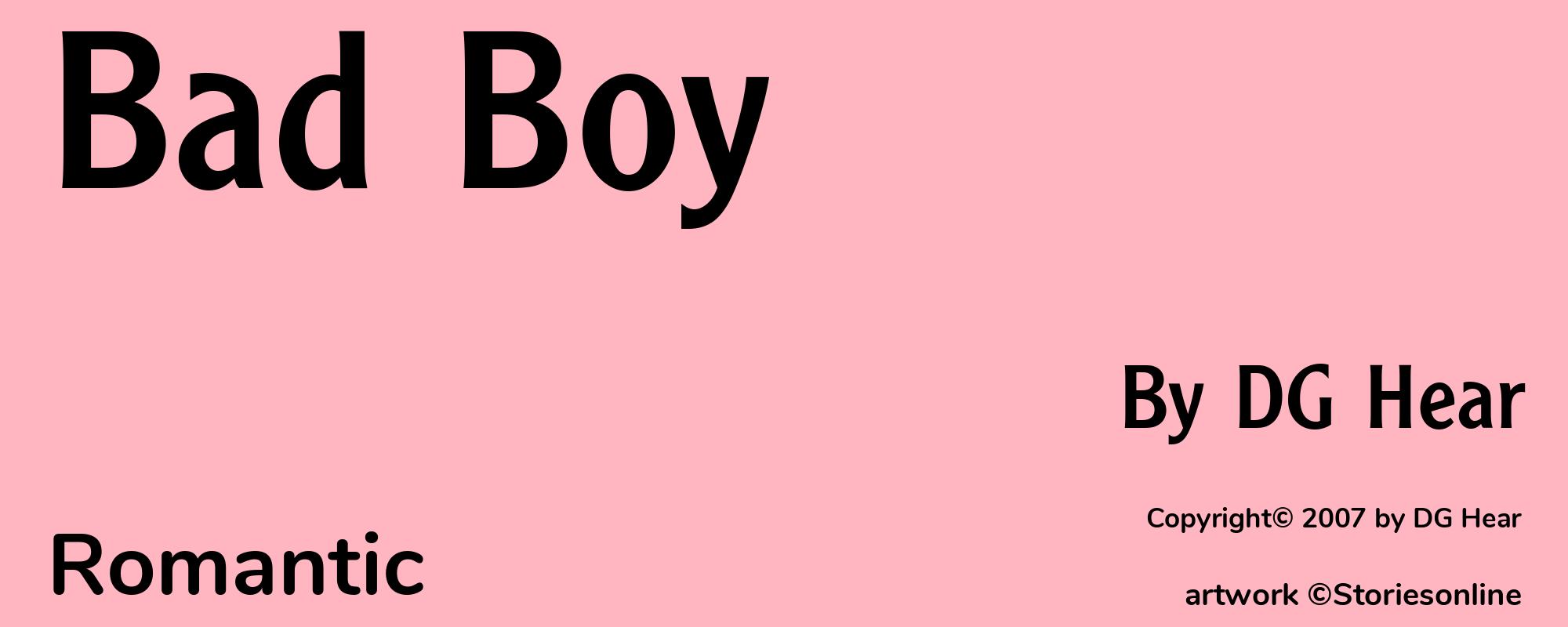 Bad Boy - Cover