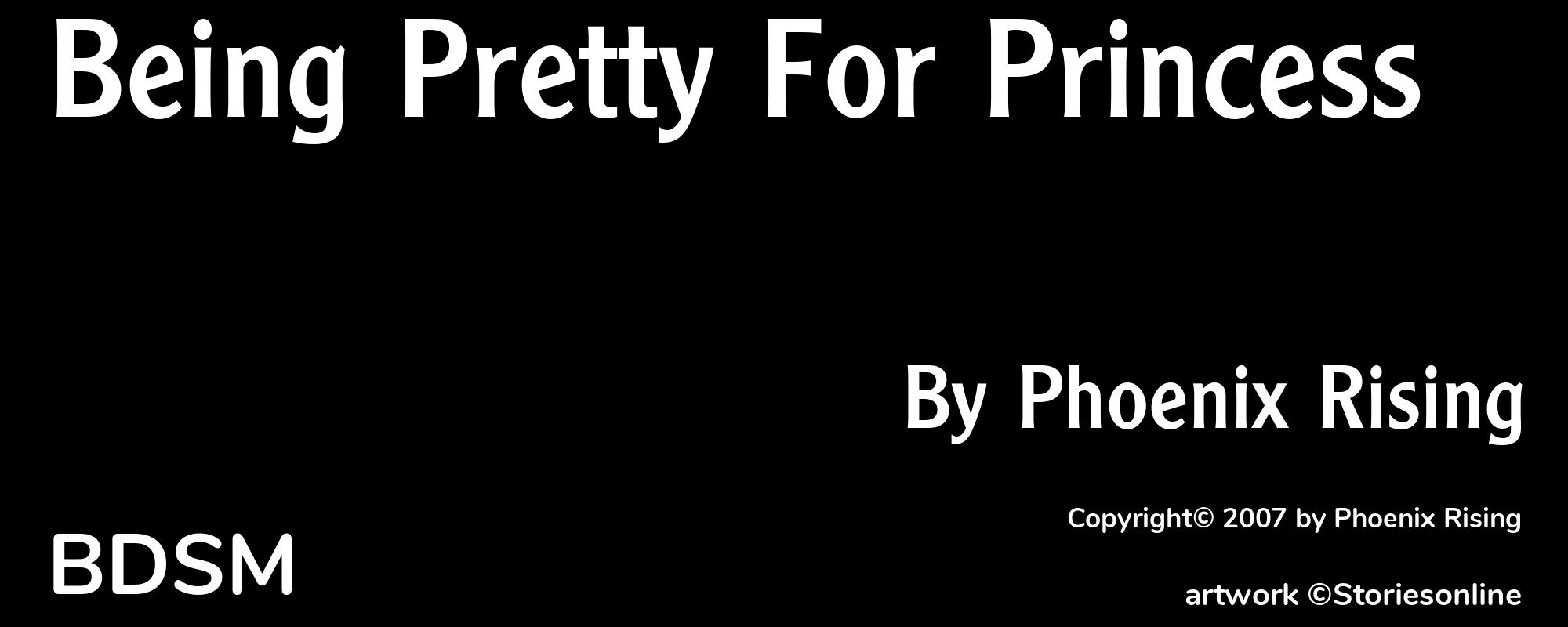 Being Pretty For Princess - Cover