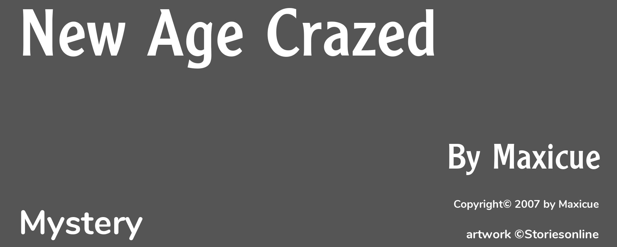 New Age Crazed - Cover