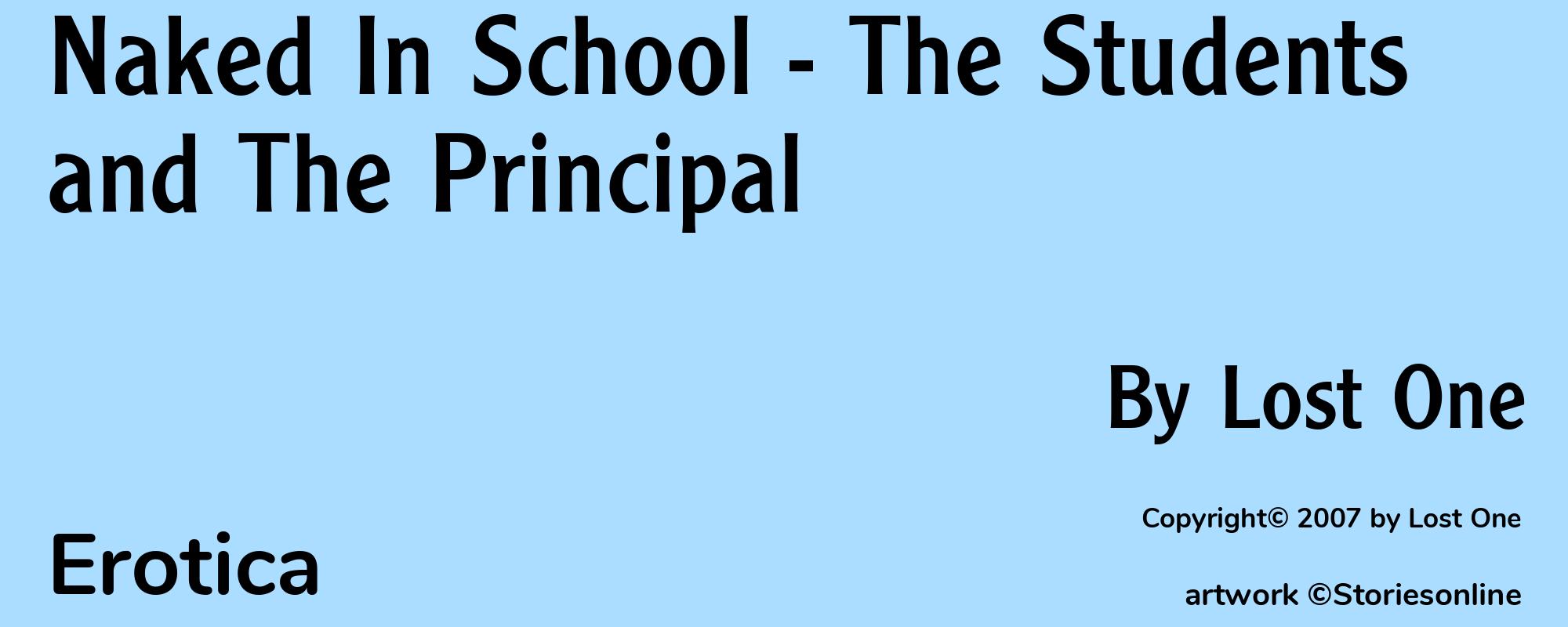 Naked In School - The Students and The Principal - Cover