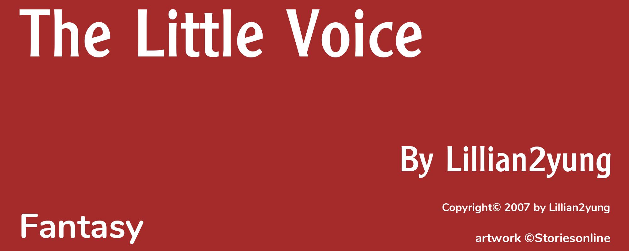 The Little Voice - Cover