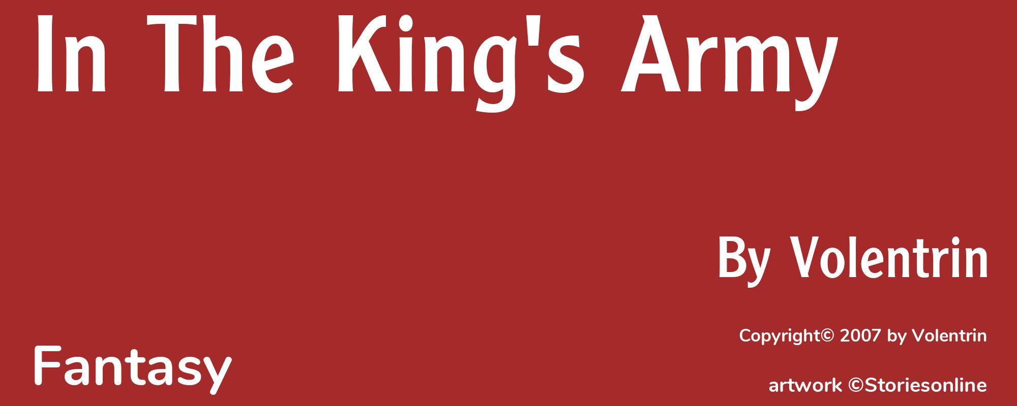 In The King's Army - Cover