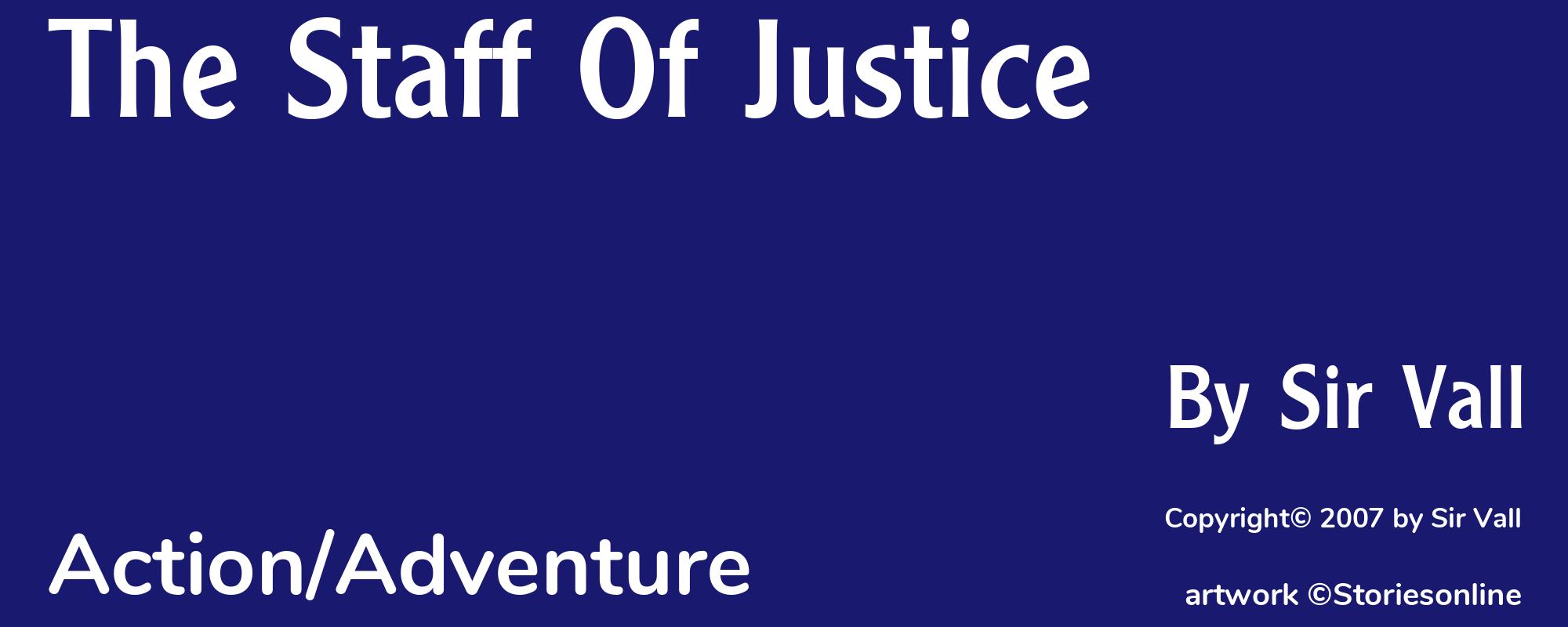 The Staff Of Justice - Cover