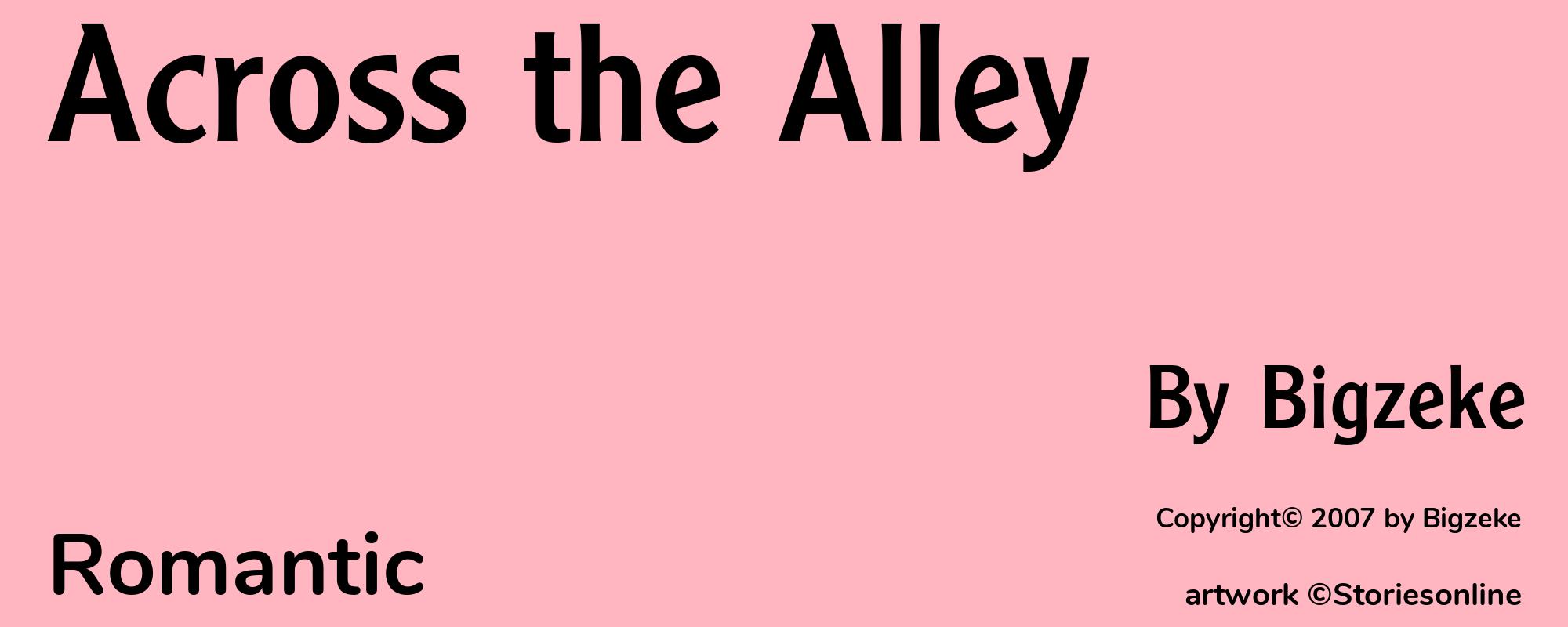 Across the Alley - Cover