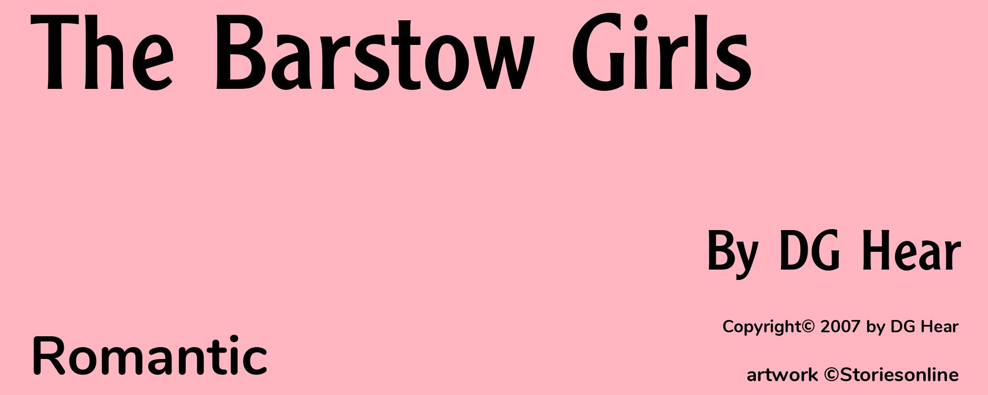 The Barstow Girls - Cover