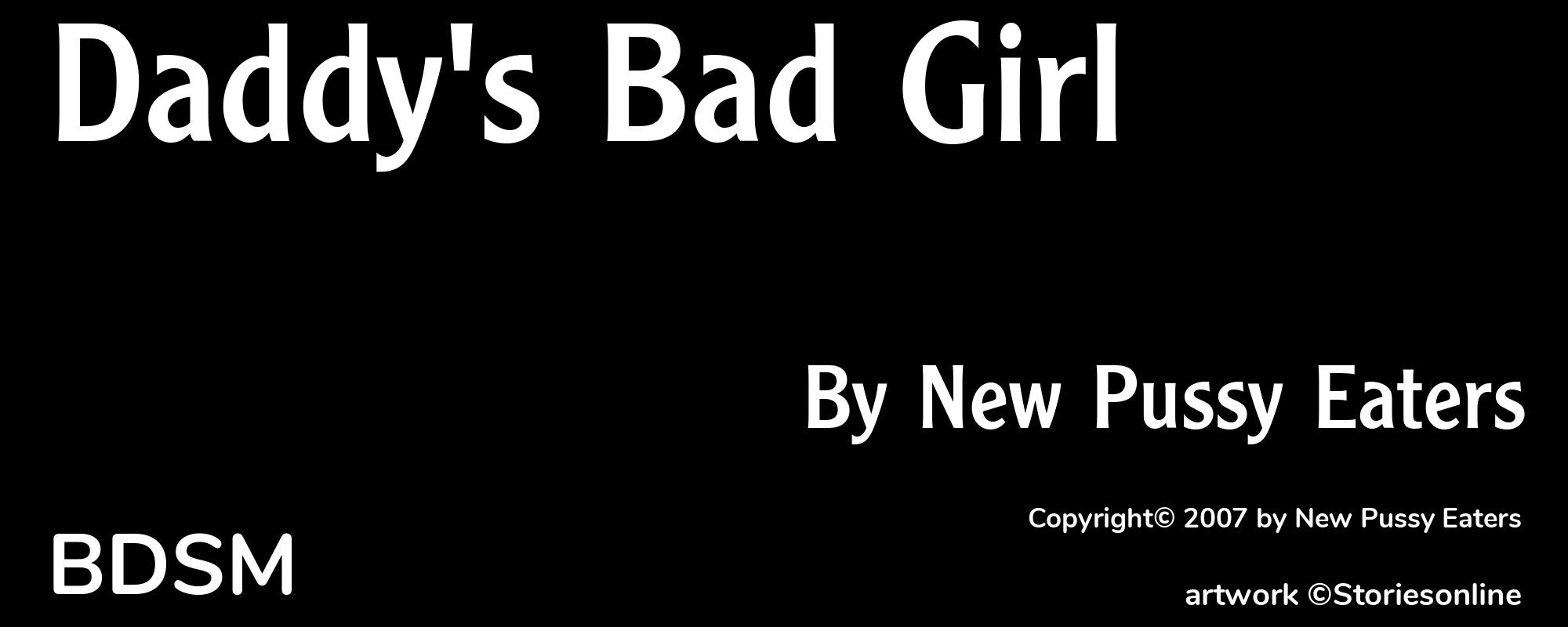 Daddy's Bad Girl - Cover
