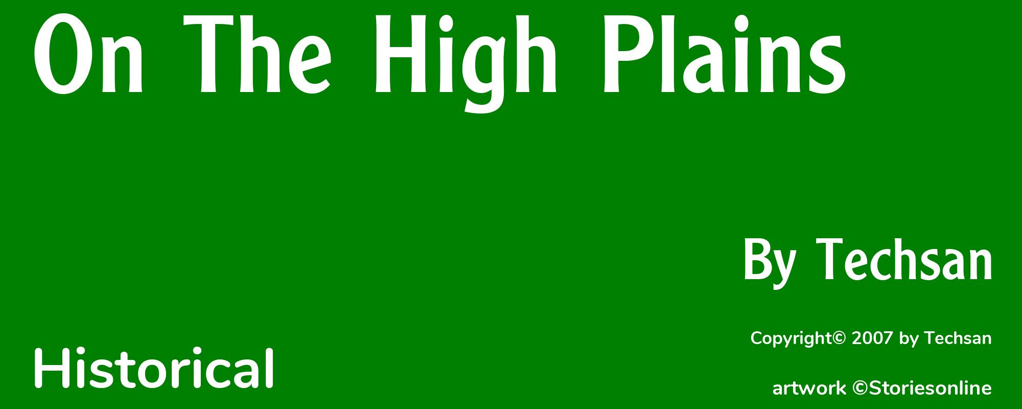 On The High Plains - Cover