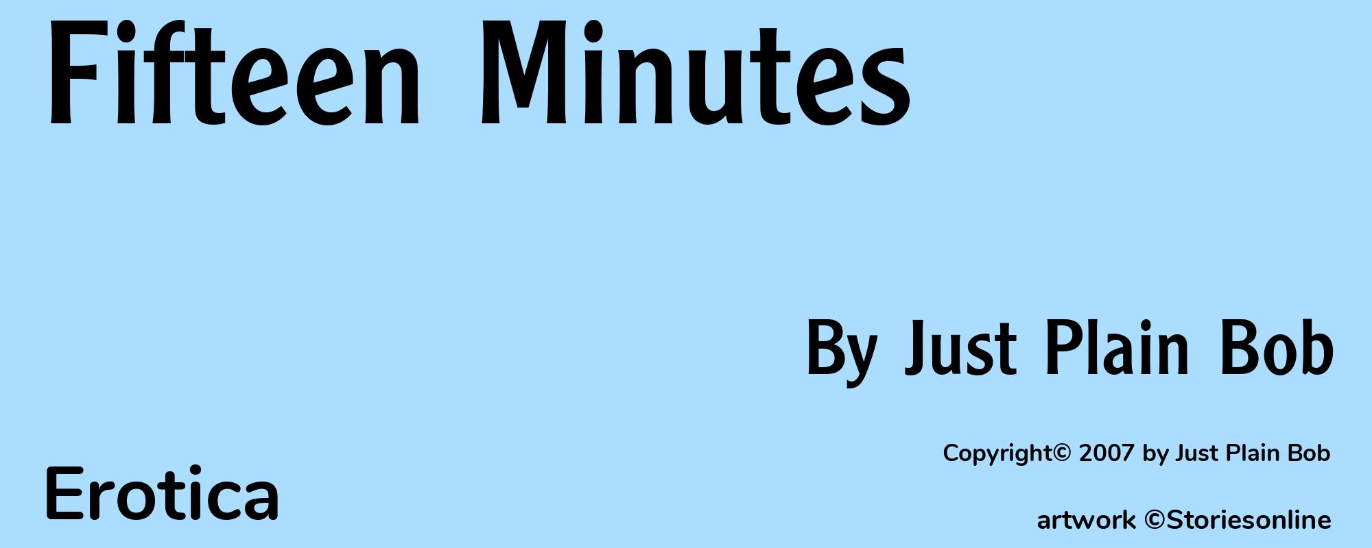 Fifteen Minutes - Cover