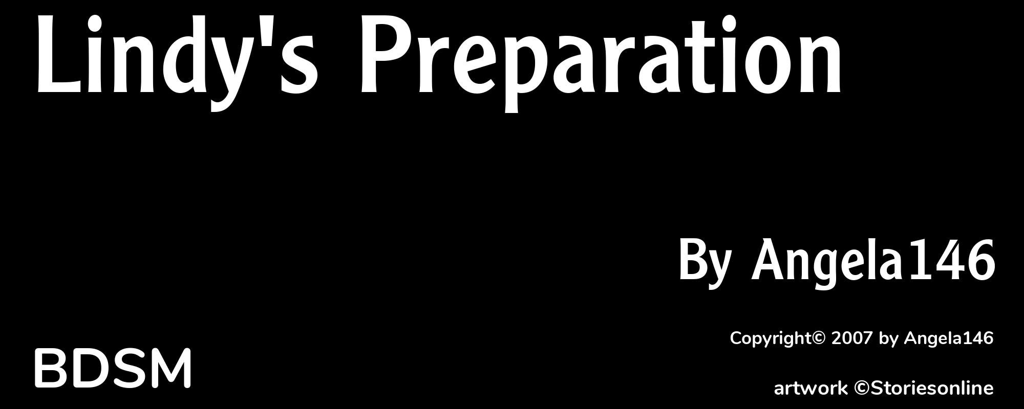 Lindy's Preparation - Cover