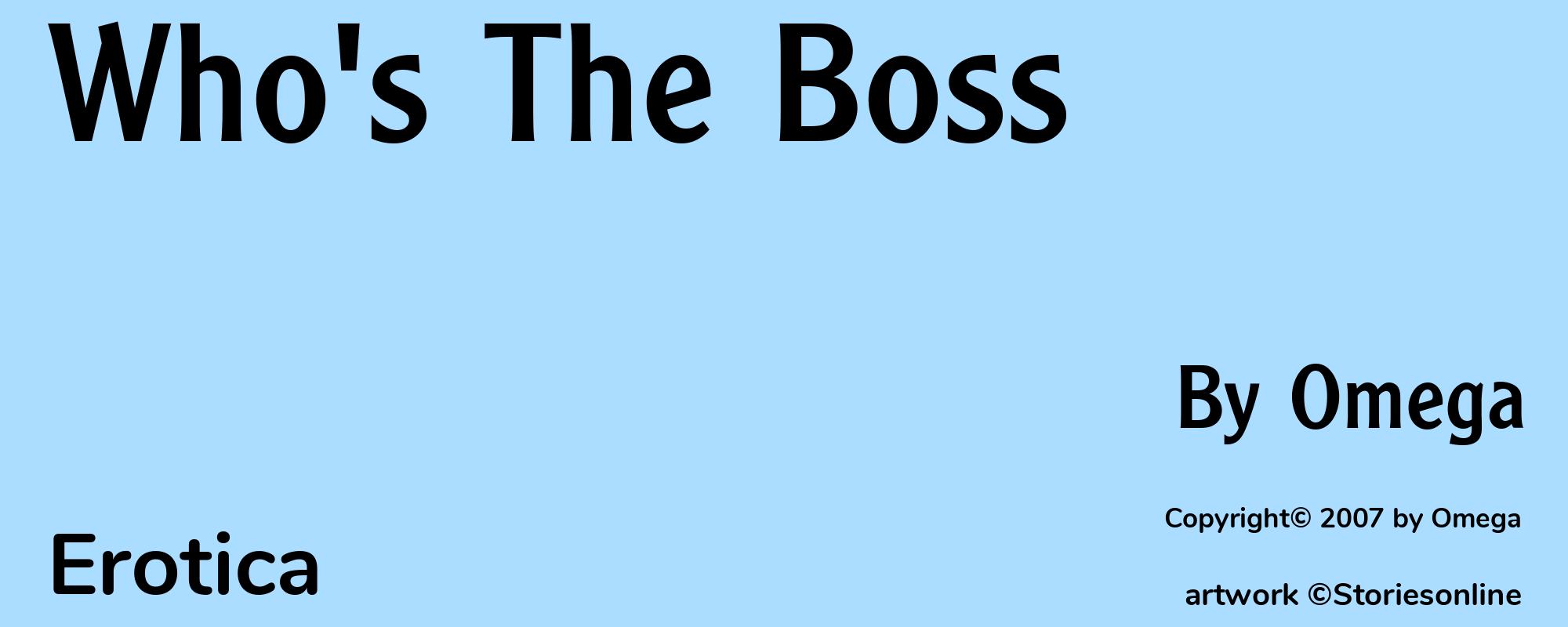 Who's The Boss - Cover