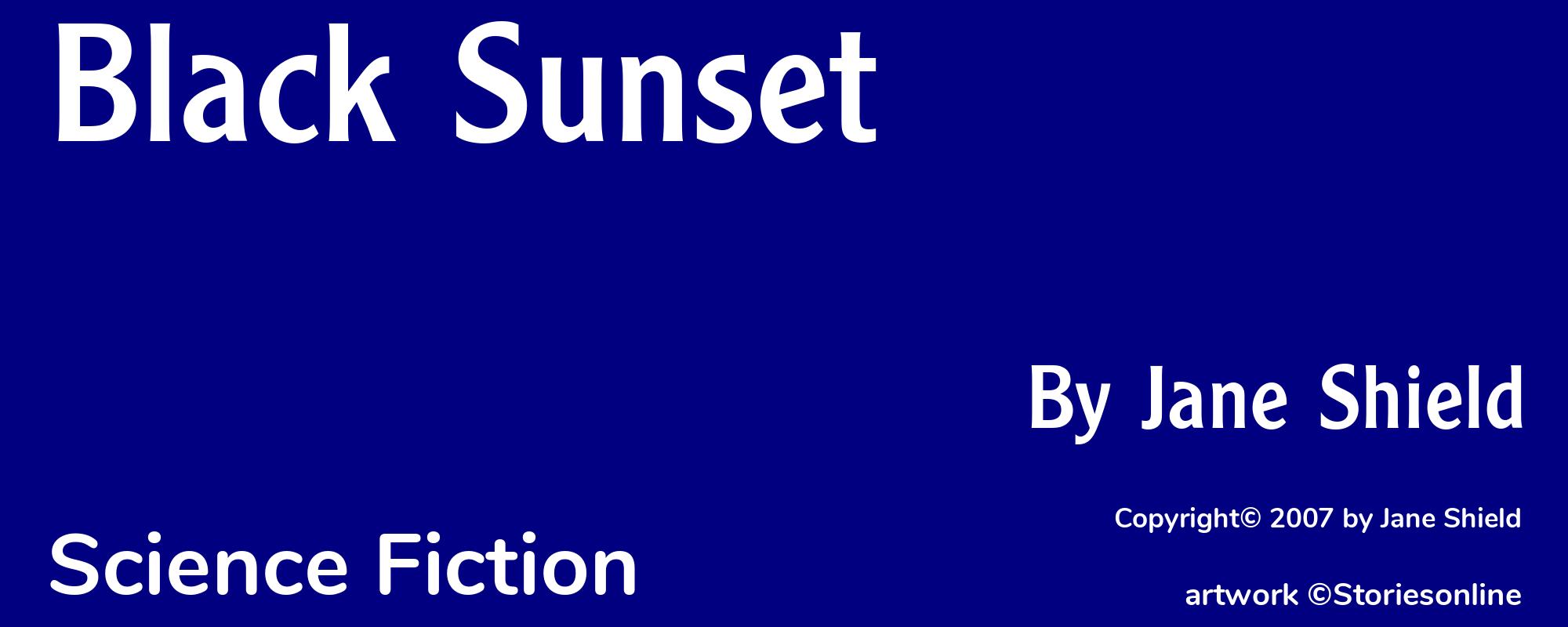 Black Sunset - Cover