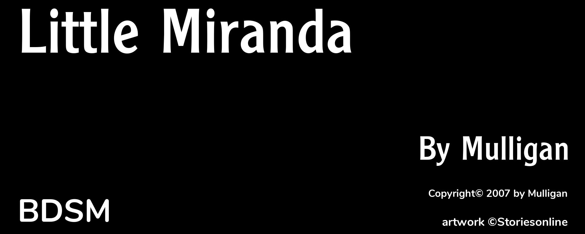 Little Miranda - Cover