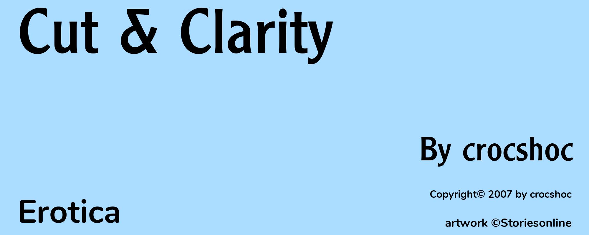 Cut & Clarity - Cover