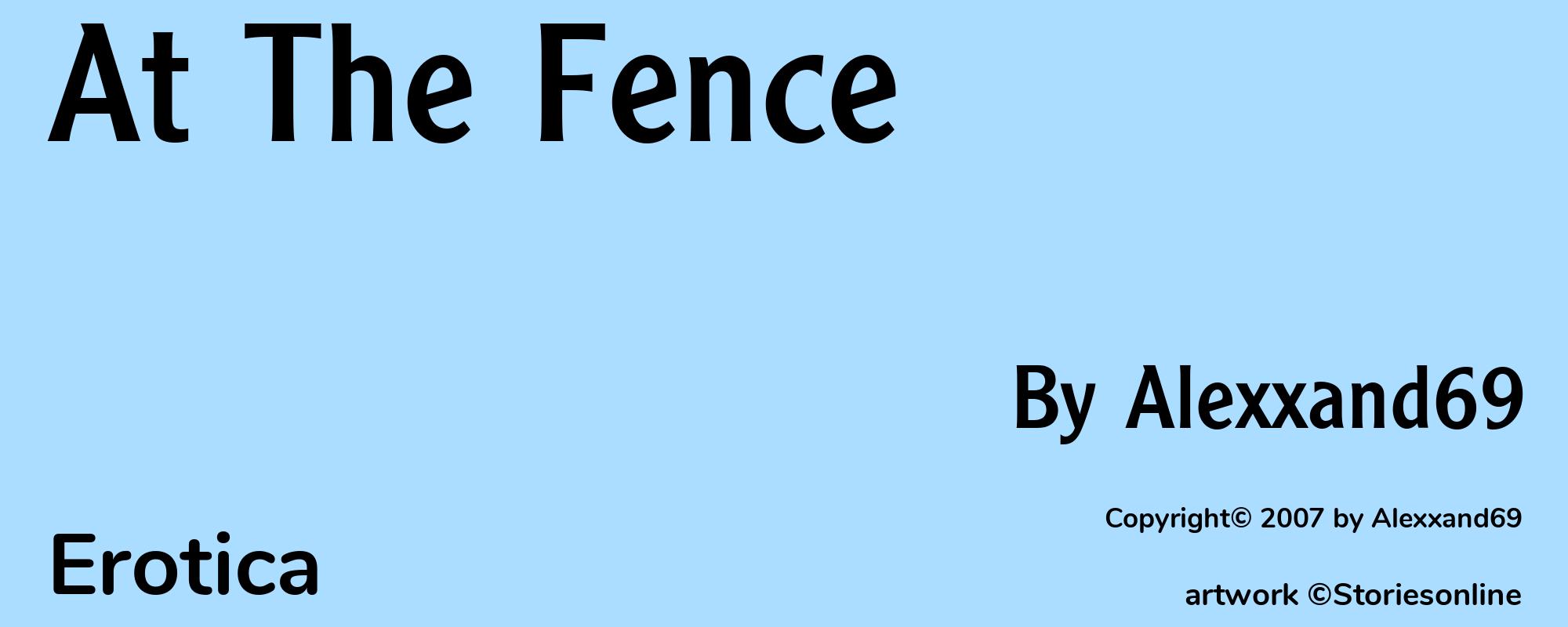 At The Fence - Cover