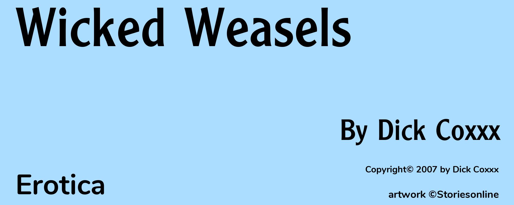 Wicked Weasels - Cover