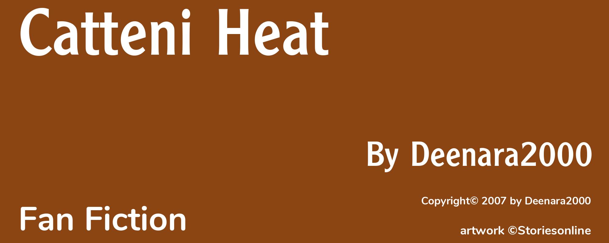 Catteni Heat - Cover