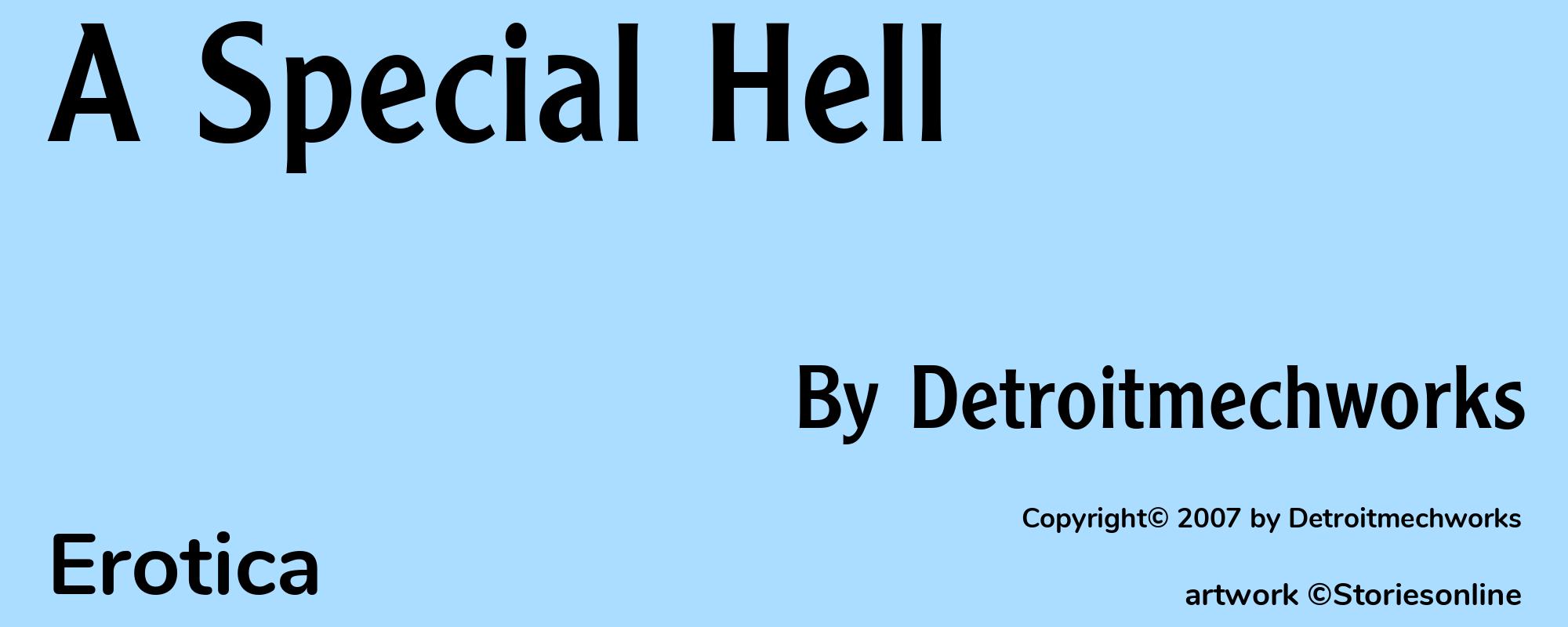 A Special Hell - Cover