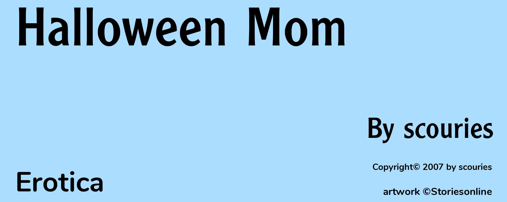 Halloween Mom - Cover