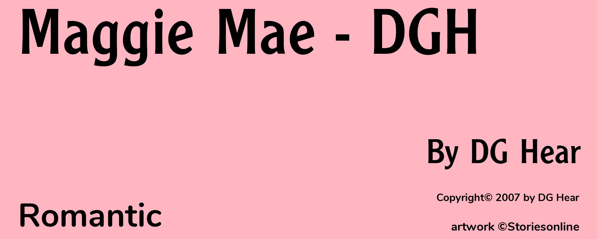 Maggie Mae - DGH - Cover