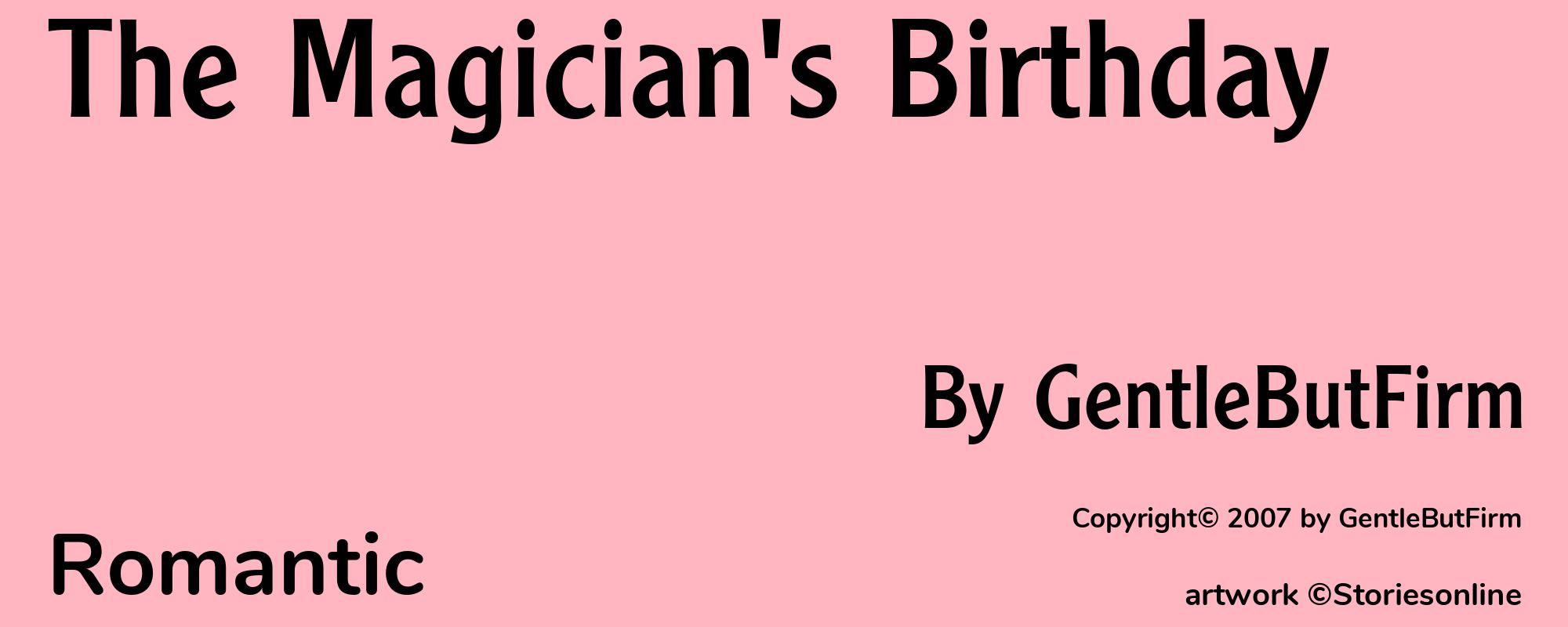 The Magician's Birthday - Cover