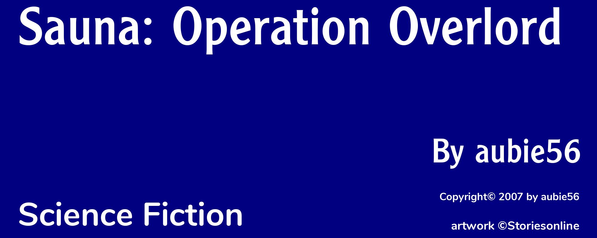 Sauna: Operation Overlord - Cover
